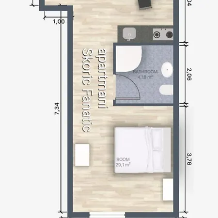 Appartement Sea View 100m To Skoric Fanatic